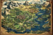 draw fantasy map illustration