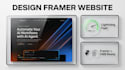 build responsive framer website for agency, brands, saas, author, consulting