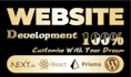 do full stack custom website development for your business