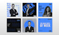 design 20 high quality social media posts
