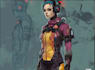 draw cyberpunk character design and scifi illustration