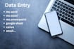be your data entry assistant ,ms word ,excel, powerpoint, google sheet pdf