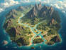 create a high quality fantasy map