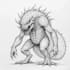 make a sketch of your monsters and creatures