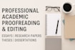 professionally proofread academic papers and theses