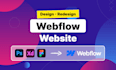 build a custom webflow website , professional figma to webflow website