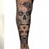 create your custom tribal polynesian tattoo sleeve