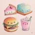 cute doodle character simple illustration