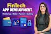 develop fintech mobile app, wallet app, payment app and finance web platform