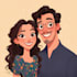 draw faceless couple illustration couples portrait
