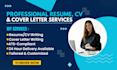 write and upgrade your resume, CV, cover letter and linkedin