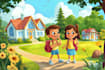 draw cute children book illustration