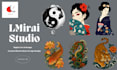 create japanese inspired illustrations