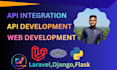 create apis and integrations in laravel and python