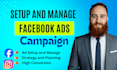 set up facebook ads, instagram ads, and meta ads campaigns