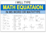 type and format math projects professionally