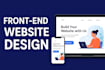 design a professional front end website