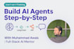 teach you to build working ai agents with langchain and n8n