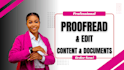 professionally edit and proofread your content