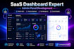develop nextjs saas app dashboard and admin panel