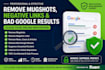 remove mugshots delete negative links news cases article bad google results blog