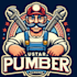 design high quality plumber mascot logo with t shirt design