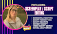 screenplay movie script writing film formatting video script edit proofreading