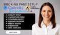 setup calendly,acuity scheduling, vagaro, square, simplybook me, booking expert