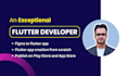 create android and ios app using flutter and nodejs, do flutter development
