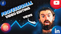 do professional edit youtube talking head video