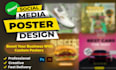design professional and creative social media posters