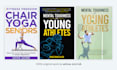 create a professional fitness or sports book cover design