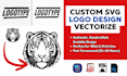 turn your sketch to vector logo