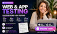 app review and test android ios app website review app ratings game testing