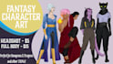 create custom ttrpg or fantasy character art