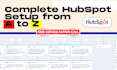 full hubspot crm setup, hubspot onboarding, and hubspot automation, workflow