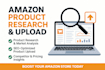 do winning product research amazon product upload