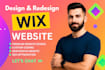 design, redesign wix website, wix website design and wix website redesign