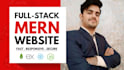 build a full stack website with mern stack