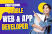 build no code web app using bubble io glide and firebase