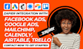 zapier integration with facebook ad google ad mailchimp trello calendly airtable