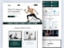 design modern fitness website, gym and workout website