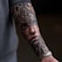 custom an abstract black tattoo design