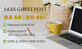 write and publish saas guest posts on high da websites