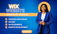 wix website redesign wix website design wix development wix website