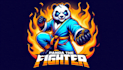design unique fighter panda logo with express delivery