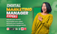 be social media marketer and content creator