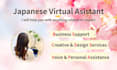 be your japanese virtual assistant and customer support