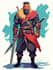 make 2d game character illustration