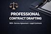 draft nda, service agreement and legal contracts